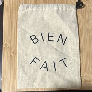 Bien Fait Canvas Drawstring Jewelry Bag